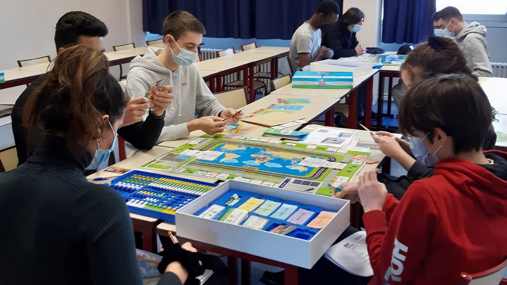 The Institut Universitaire de Technologie in Le Havre students